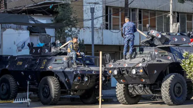 حضور نیروهای امنیتی عراق در خیایان‌های بغداد