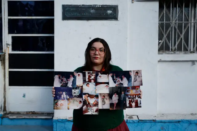 Alessandra Almeida em frente ao hospital Central Sorocabana, na Lapa, zona oeste de São Paulo, em 3 de junho de 2025