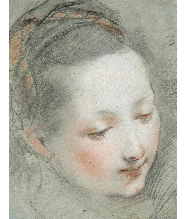 Federico Barocci's The Head of the Virgin (c1582)