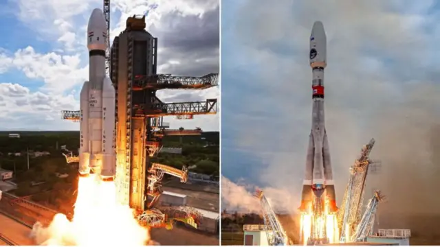 ભારતનું ચંદ્રયાન-3 અનેે રશિયાનું લૂના-25