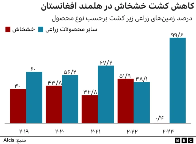 کشت خشخاش در هلمند