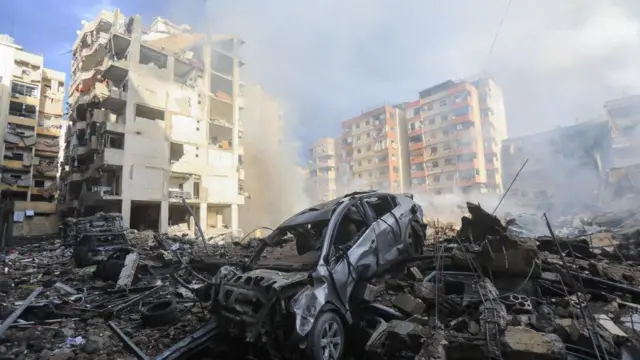 బేరూత్లో ఇజ్రాయెల్ దాడులు