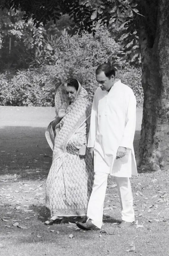 इंदिरा और राजीव गांधी