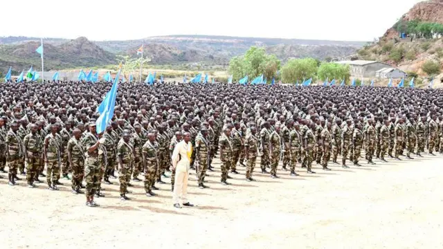 ሶማሊያውያን ወታደሮች በኤርትራ