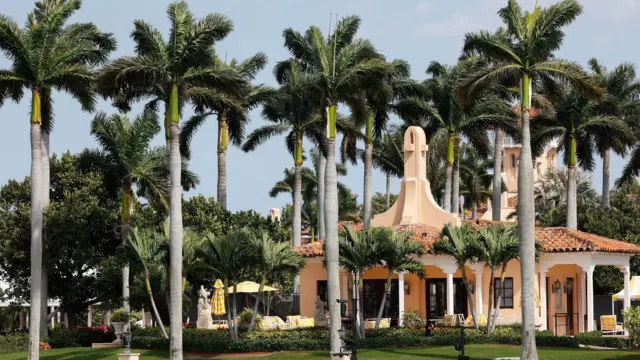 El club de Mar-a-Lago del presidente estadounidense Donald Trump.