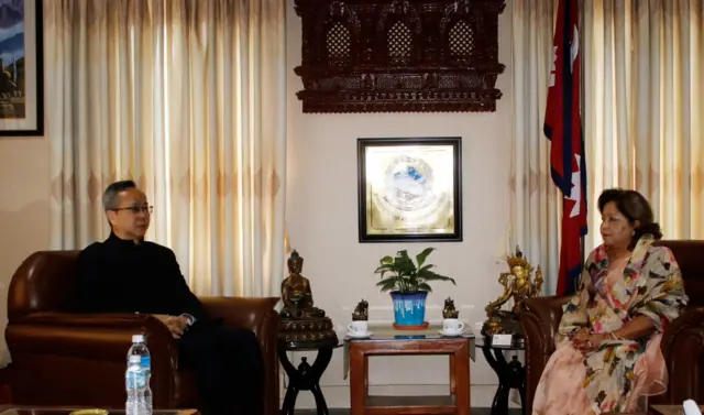 आरजू राणा र चिनियाँ राजदूत