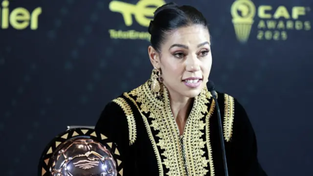 Chebbak win women player of di year Caf award