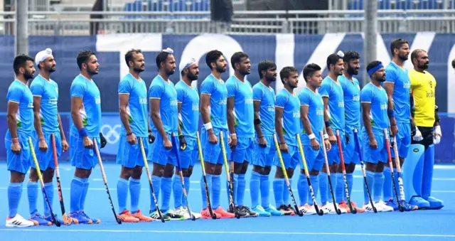 টোকিও অলিম্পিক্সে ভারতীয় হকি টিম - ফাইল ছবি