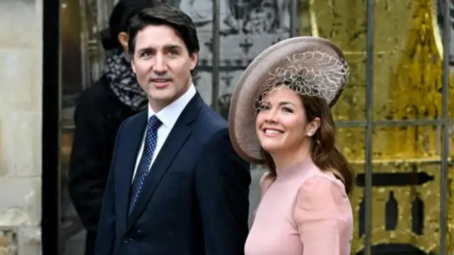 o primeiro-ministro canadense, Justin Trudeau, eaposta garantida sportingbetesposa, Sophie Trudeau