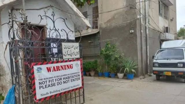 সিনধ প্রদেশের বেশ কিছু ভবন ঝূঁকিপূর্ণ ঘোষণা করা হয়েছে