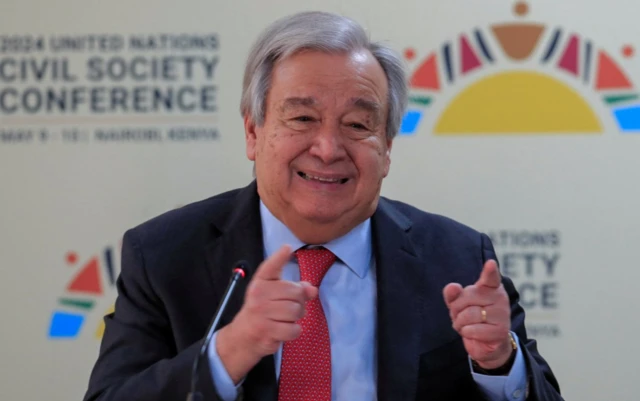 संयुक्त राष्ट्र के महासचिव एंटोनियो गुटरेस