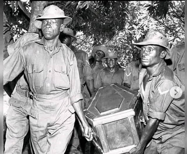 Yadda aka yi wa Nzeogwu Kaduna jana'iza a Kaduna.