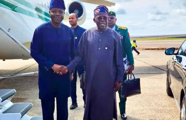 Aarẹ Tinubu ati Ambasadọ Tunji Ishola