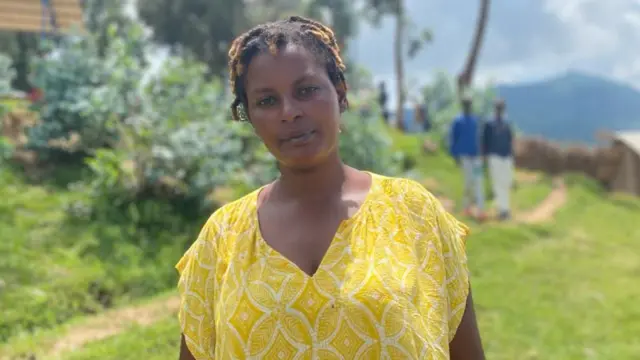 Louise Musabyimana yageze mu buhungiro ari uruhinja none ubu ni umugore