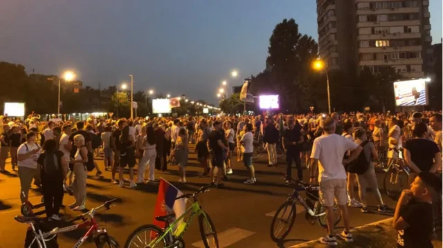 Акція протесту у Белграді