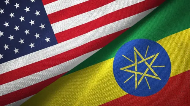 ባንዴራታት ኣመሪካን ኢትዮጵያን