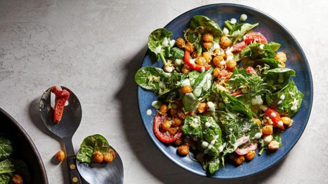 Ensalada de espinaca