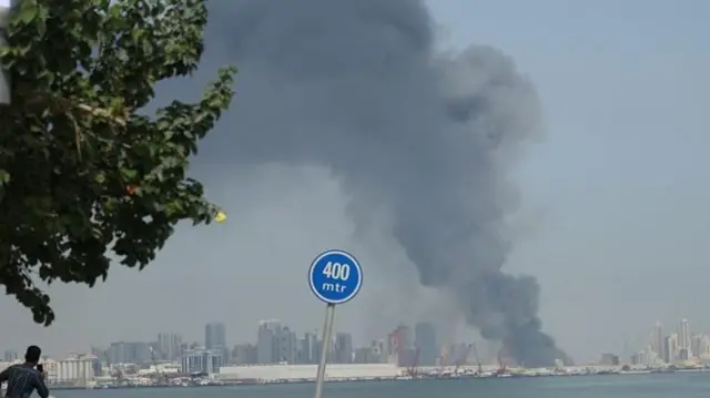 ਈਰਾਨ ਵਿੱਚ ਹਮਲੇ ਤੋਂ ਬਾਅਦ ਉੱਠਦਾ ਧੂੰਆਂ