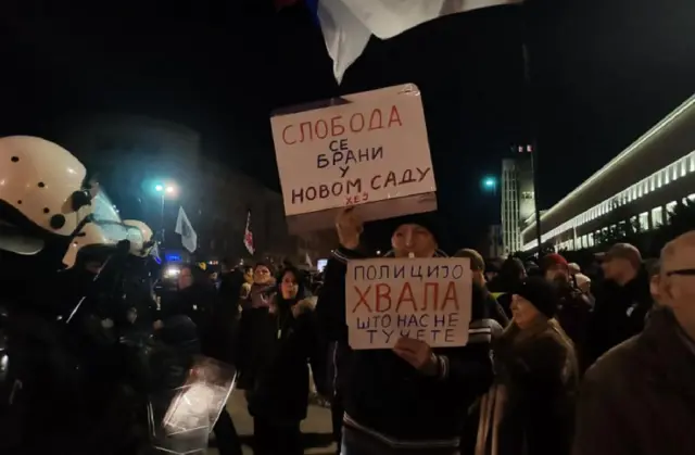 protest u Novom Sadu i incidenti