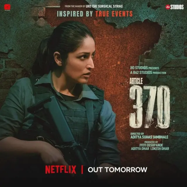 ‘आर्टिकल 370' चित्रपटाची पटकथा आदित्य धर यांनी लिहिली आहे