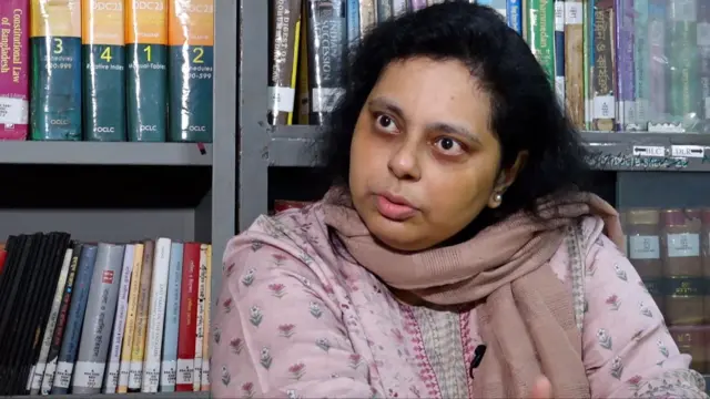 আইন ও সালিশ কেন্দ্রের কোষাধ্যক্ষ ব্যারিস্টার নাজিয়া কবির 
