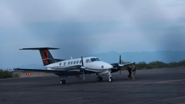 Avioneta en la que se cree que El Mayo fue llevado a EE.UU.