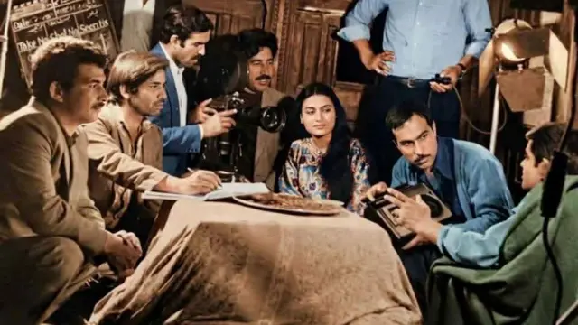 صحنه فلم‌برداری «مردا ره قول اس»