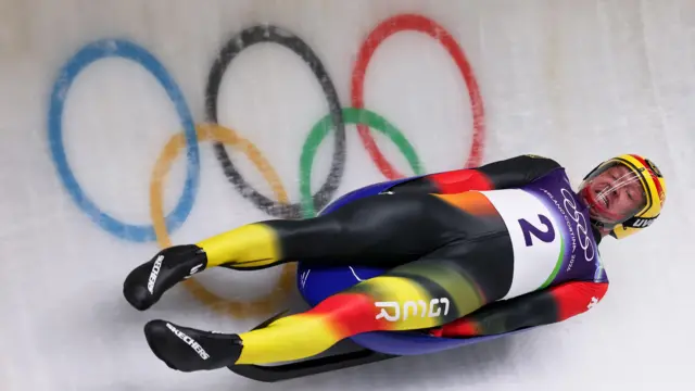 পুরুষদের লুজ ইভেন্টে প্রতিদ্বন্দ্বিতা করছেন জার্মানির ফেলিক্স লোচ