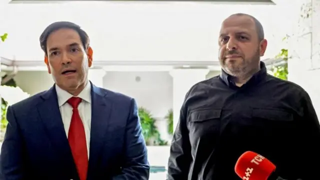 मार्को रुबिओ र रुस्टेन उमेरोभ