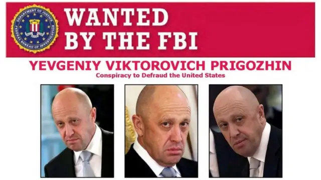 Prigozhin sur la liste des personnes les plus recherchées par le FBI