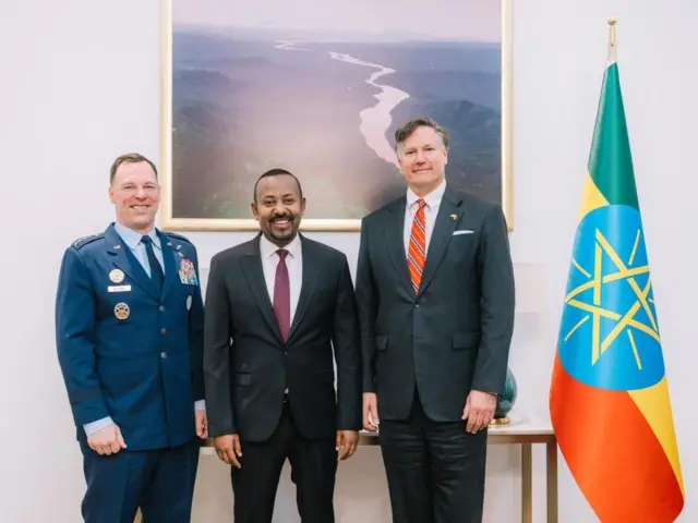 MM Abiy Ahimad Ministir Di'eeetaa Ministeera Dhimma Alaa US fi Afrikaatti ajajaa waraana Ameerikaa