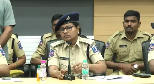 সাইবারাবাদ পুলিশের অপরাধ দমন শাখার প্রধান কভিথা দারা