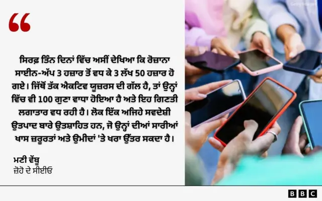 ਮਣੀ ਵੇਂਬੂ, ਜ਼ੋਹੋ ਦੇ ਸੀਈਓ