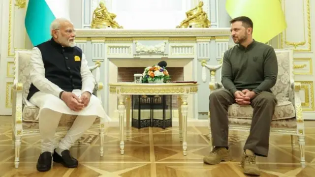 ਨਰਿੰਦਰ ਮੋਦੀ ਅਤੇ ਵੋਲੋਦਿਮੀਰ ਜ਼ੇਲੈਂਸਕੀ