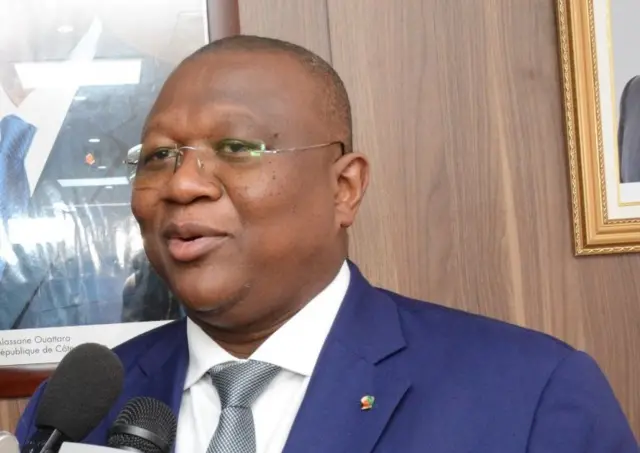 Amadou Coulibaly, ministre ivoirien de la Communication et porte-parole du gouvernement