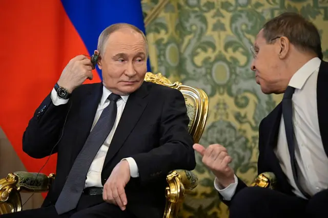 Vladimir Putin ve Dışişleri Bakanı Sergey Lavrov