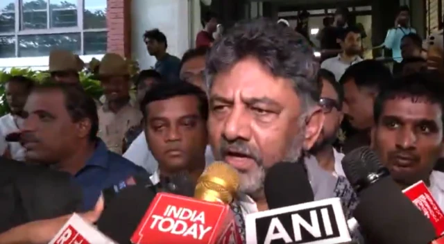 कर्नाटकचे उपमुख्यमंत्री डी.के. शिवकुमार 