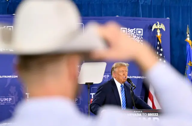 Ông Donald Trump vận động tranh cử tại Las Vegas, Nevada hôm 27/1