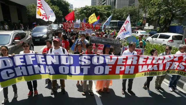 সীমানা নিয়ে বিরোধের জের ধরে ম্যানিলায় চীন বিরোধী বিক্ষোভ