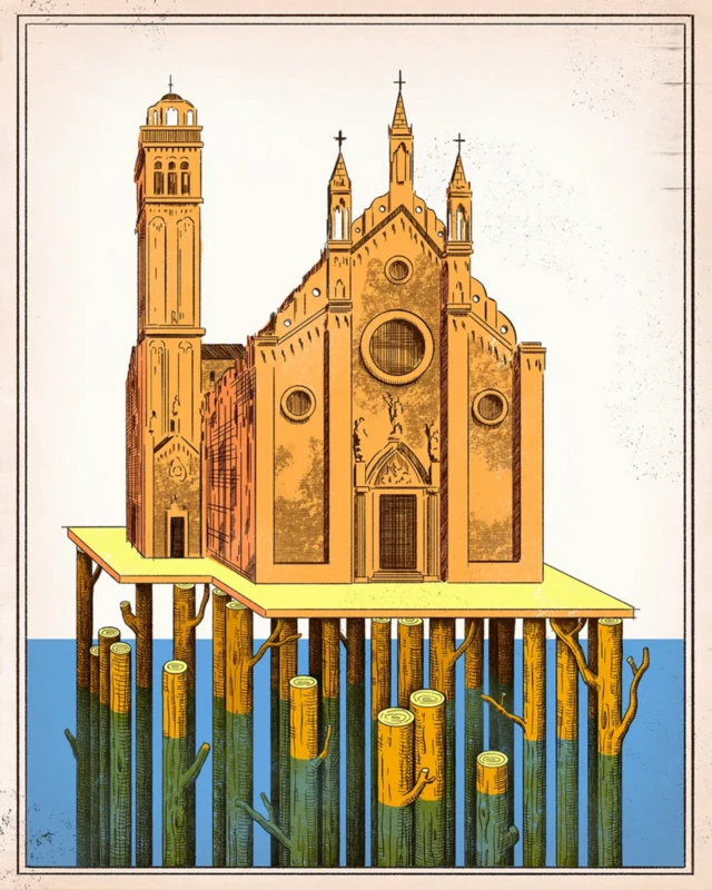 બીબીસી ગુજરાતી ઈટાલી વેનિસ એન્જિનિયરિંગ લાકડા થાંભલા 