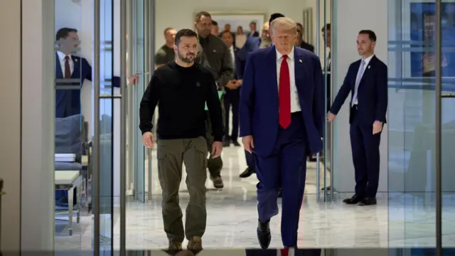 भोलोदोमिर जेलेन्स्की र डोनल्ड ट्रम्प