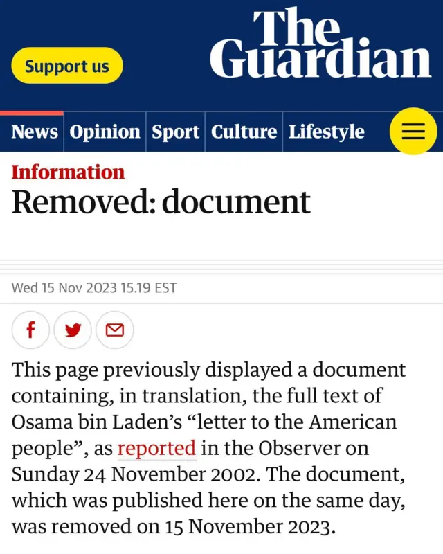 removed document