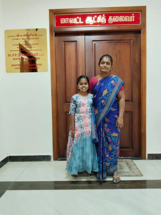 ஐஐடிக்கு தேர்வாகியுள்ள விருதுநகர் அரசுப் பள்ளி மாணவி