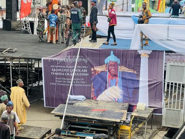 Aworan eto ifinijoye Olubadan tuntun.