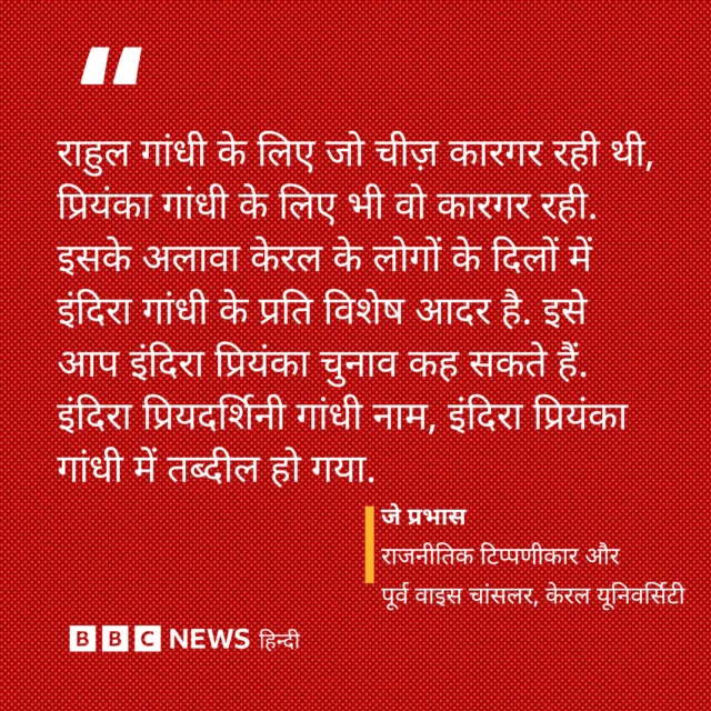 वायनाड में प्रियंका गांधी की जीत 