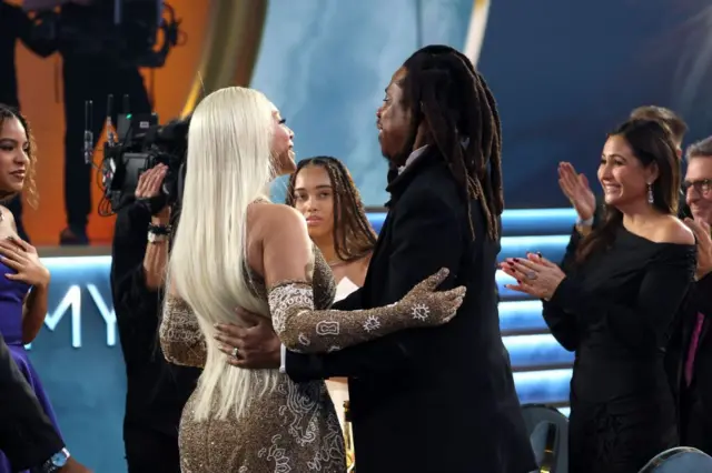 Beyonce tare da mijinta Jay-Z
