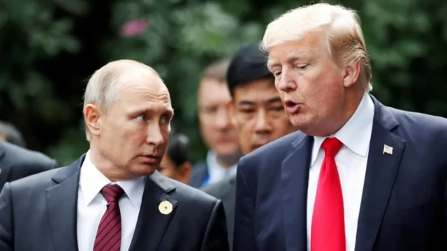 Vladimir Putin and Donald Trump