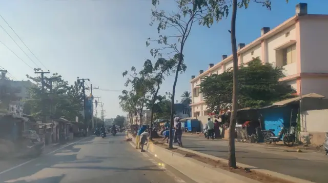 విశాఖలో చెట్ల నరివేత 