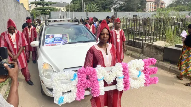 Bamise burial procession 