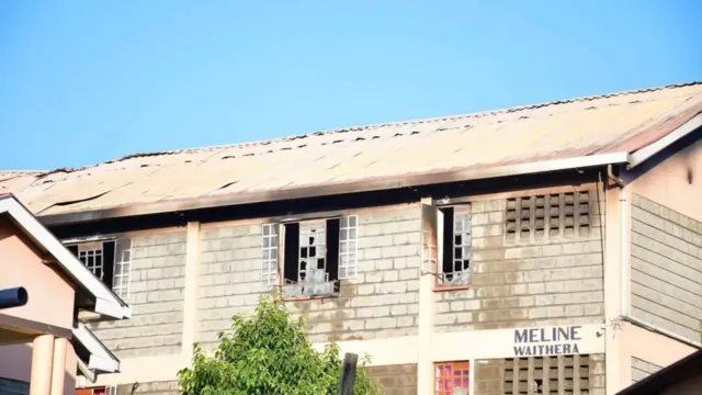Di building wey catch fire for Utumishi Girls Senior School for Gilgil